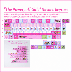 Powerpuff Girls 78 - Key Kit + 29 - Key PC Supplement