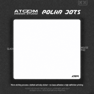 White Micro - Etched Surface Dot Anti - Slip Pads No Full Base