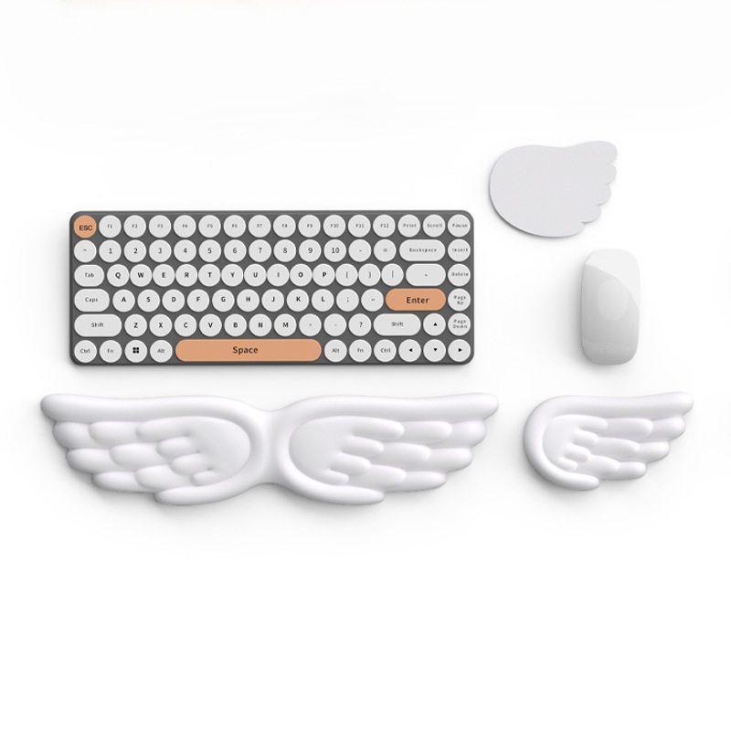 HEK Memory Foam Wrist Rest Mouse Pad and Keyboard Support