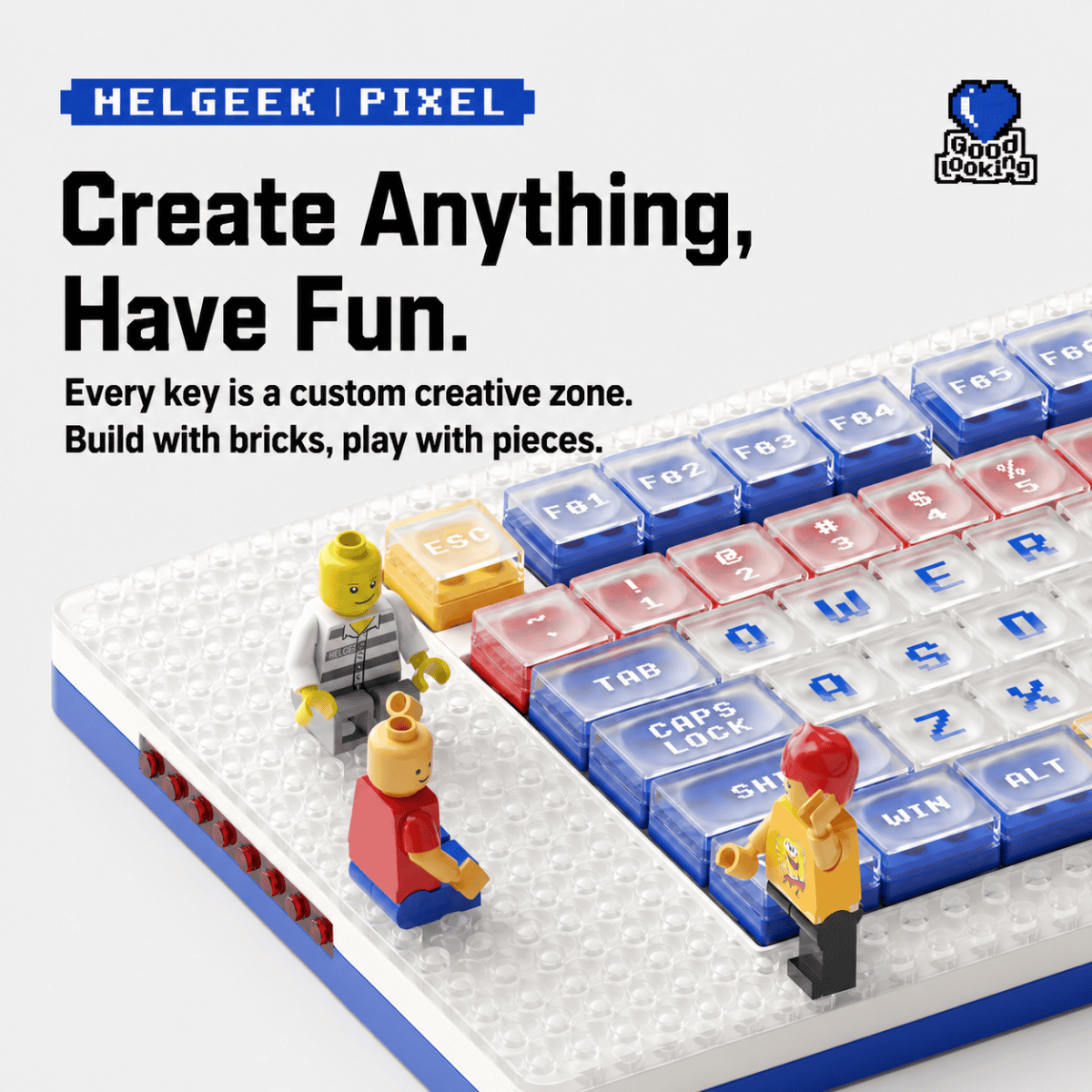 MelGeek Brick Theme Silent Mechanical Keyboard