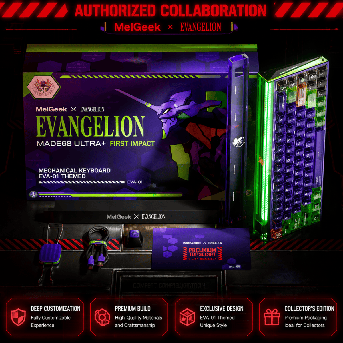 MelGeek MADE68ULTRA+ EVA Edition Hall Effect Keyboard