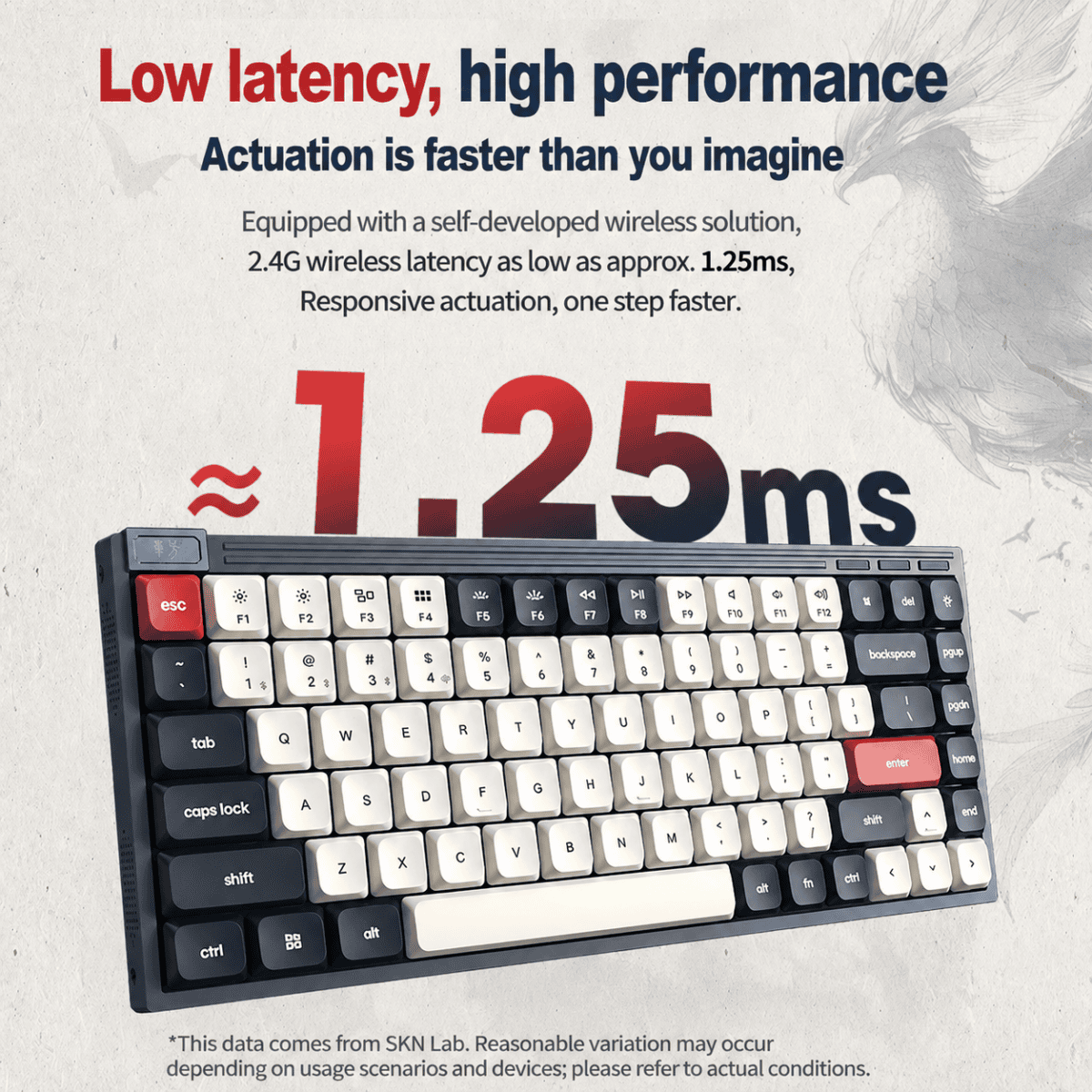 tmall-4-ai-translate-4 SKN Bifang Low Profile Wireless Mechanical Keyboard
