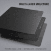 HEK Frosted Glass Gaming Mouse Pad