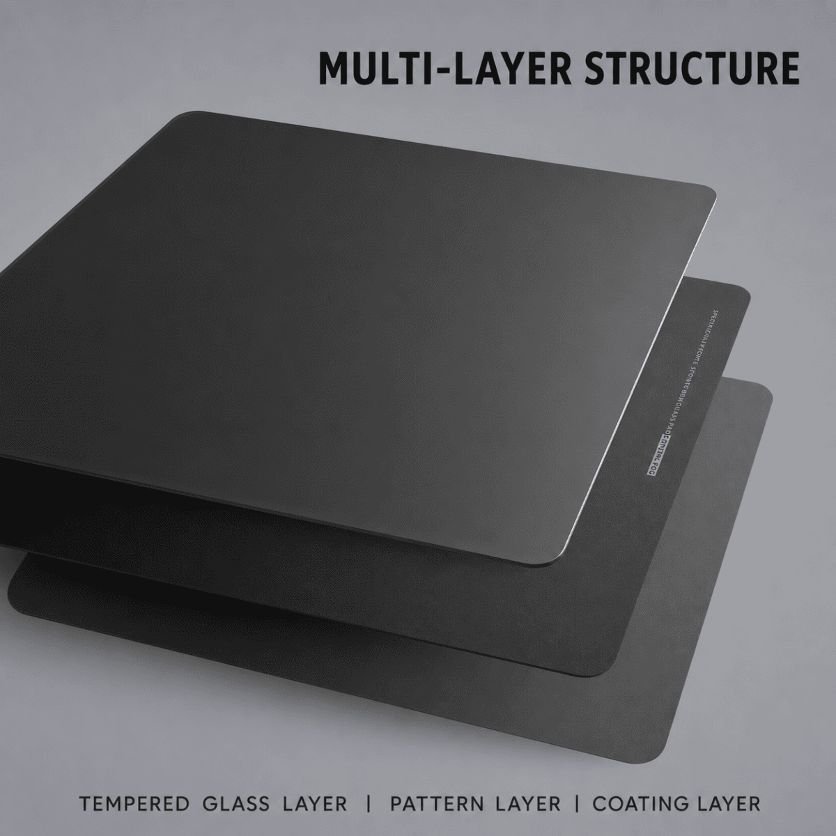 HEK Frosted Glass Gaming Mouse Pad