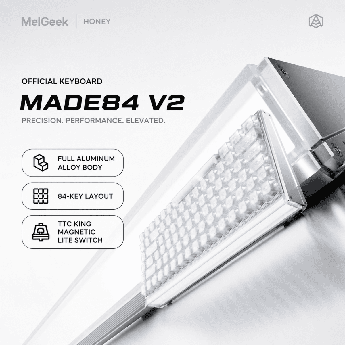 tmall-51-ai-custom MelGeek MADE84 V2 Hall Effect Keyboard
