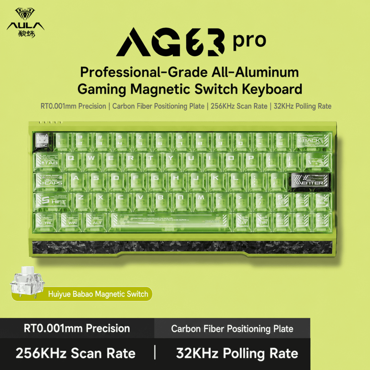 AULA AG63 Pro Hall Effect Keyboard