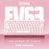 IQUNIX EV63 Pink Warrior Hall Effect Keyboard