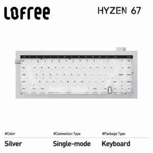 Single Mode HYZEN67 Silver Dual Mirror Keyboard