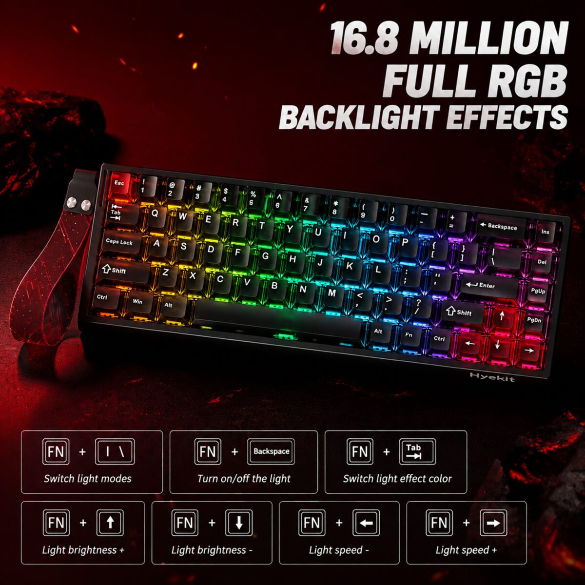 3 HYEKIT MH68 Hall Effect Keyboard