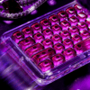 HEK Crystal Jelly 2.0 MDA Shine-Through Keycaps