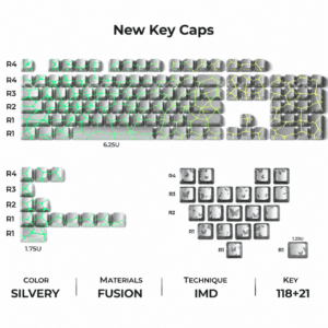 Butterfly Silver 118 Keys + Butterfly Silver 21 Keys