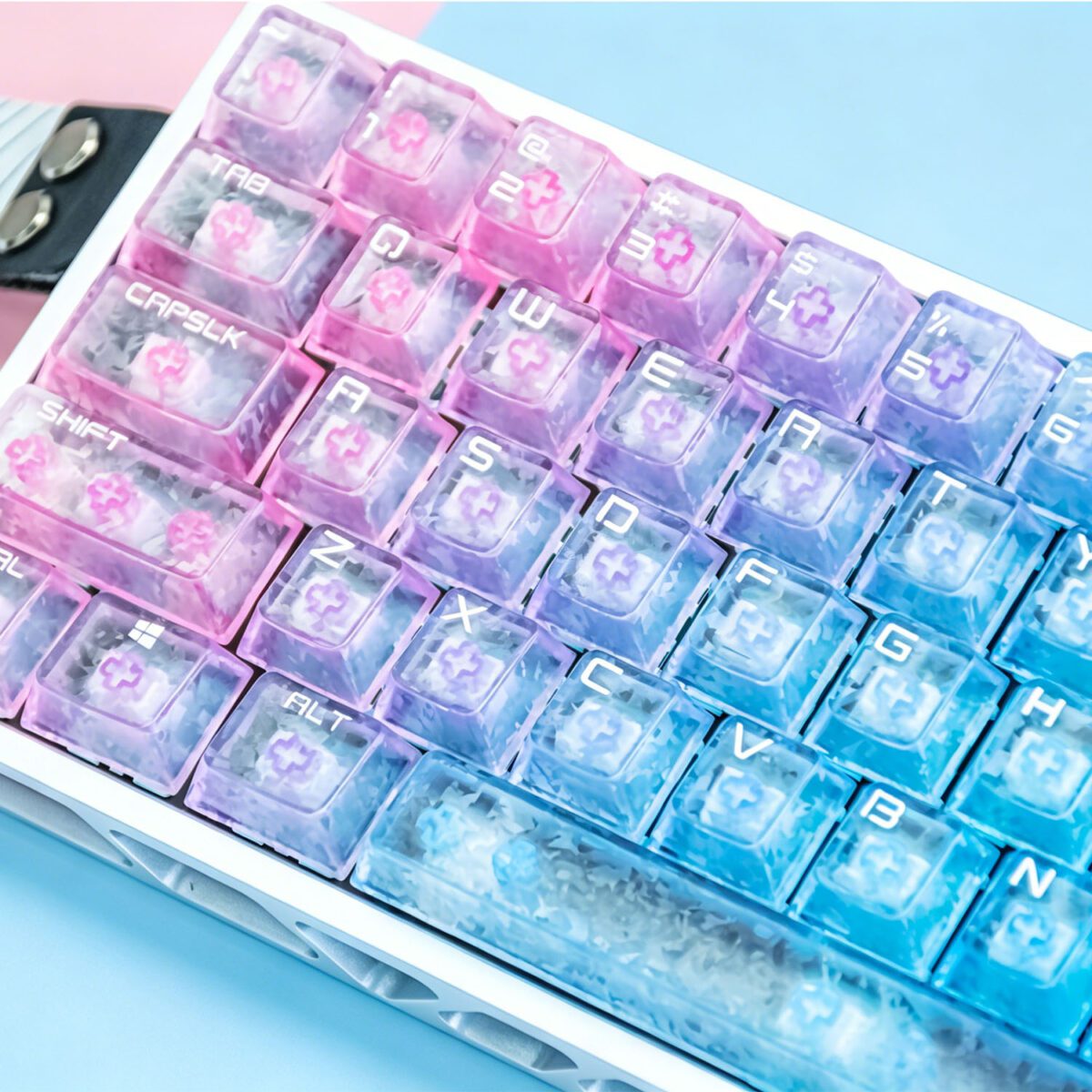 HEK Blue Enchantress Transparent Keycaps
