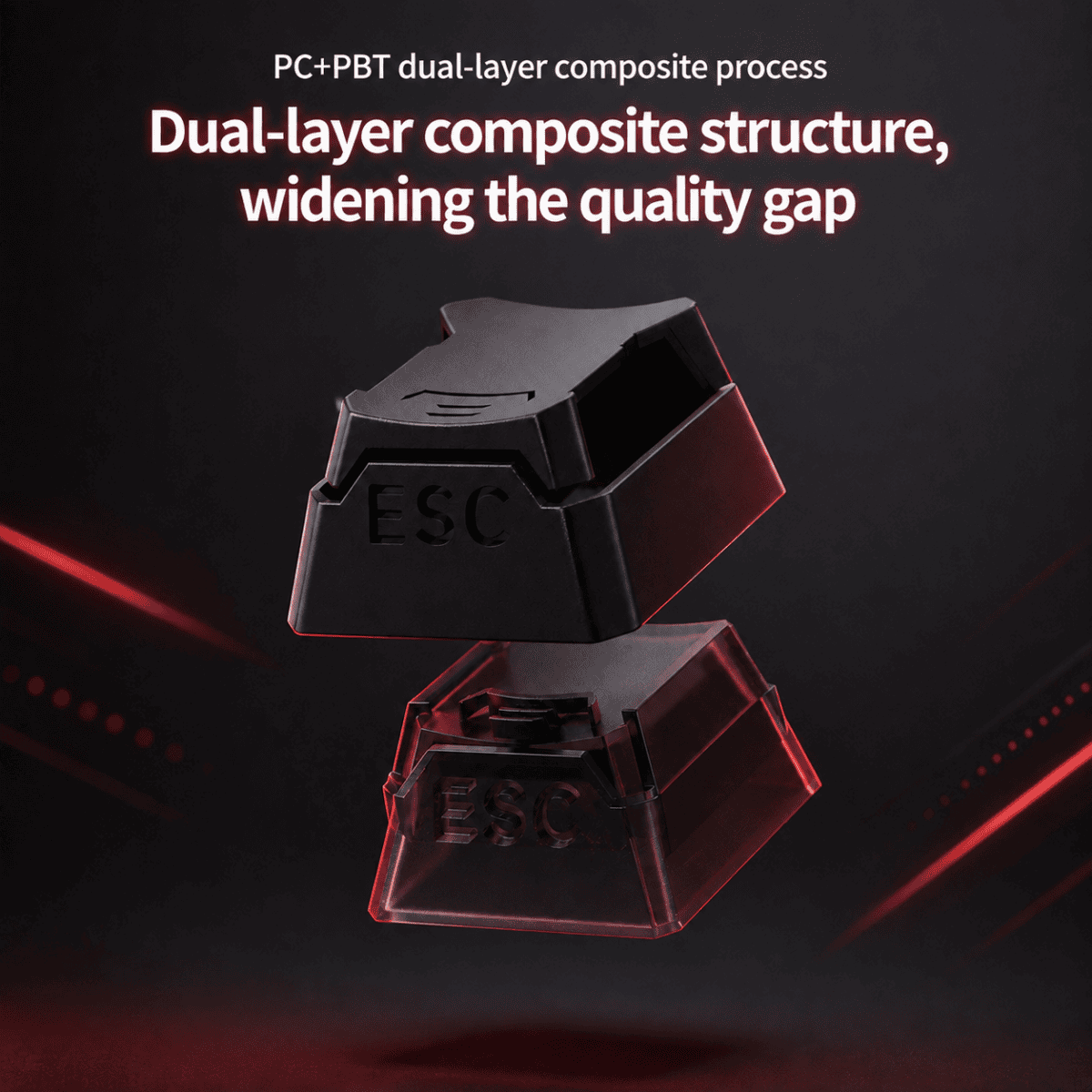 HEK Xingling Transparent PC Keycaps