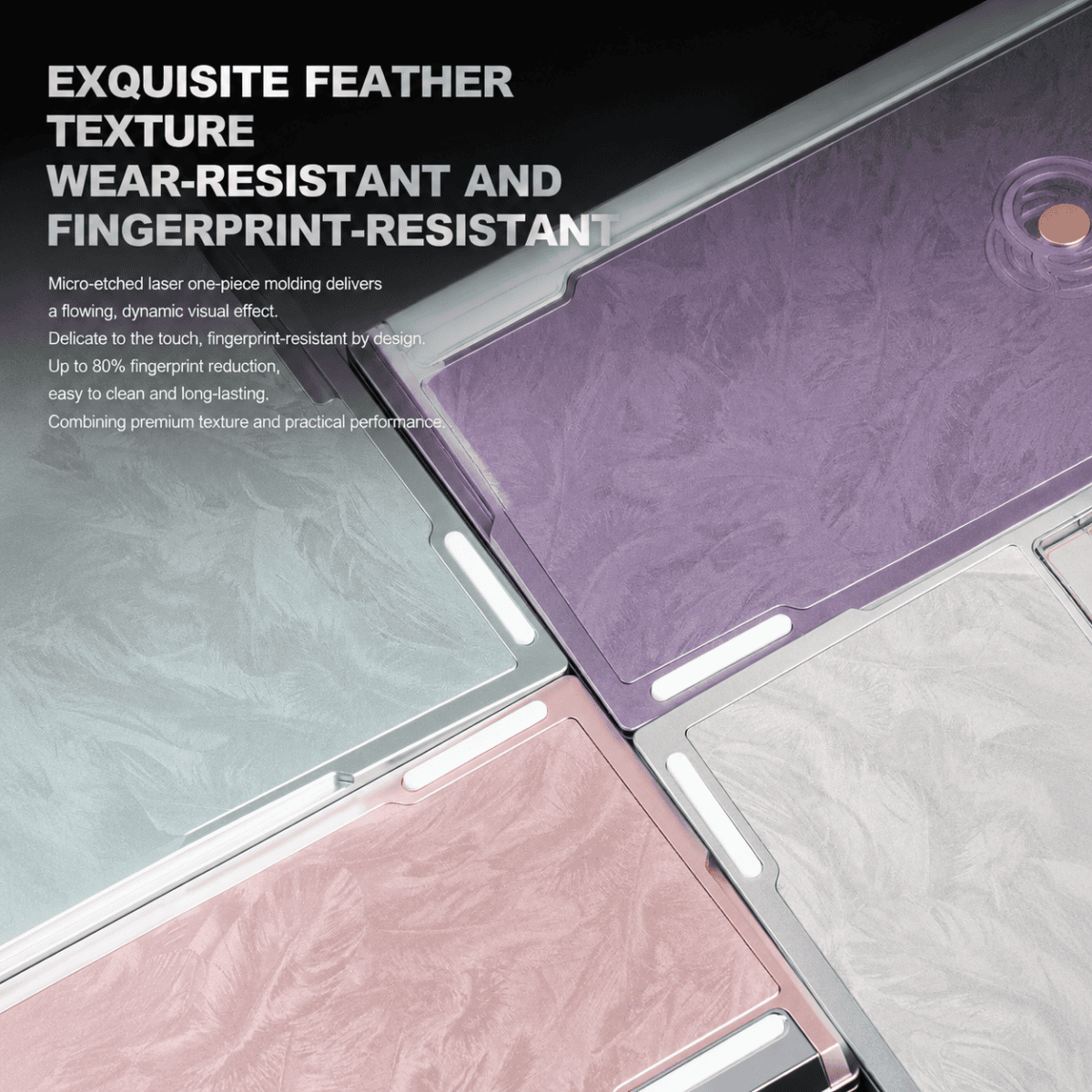 HEK CLT60 Feather Pattern CNC Aluminum Keyboard Case