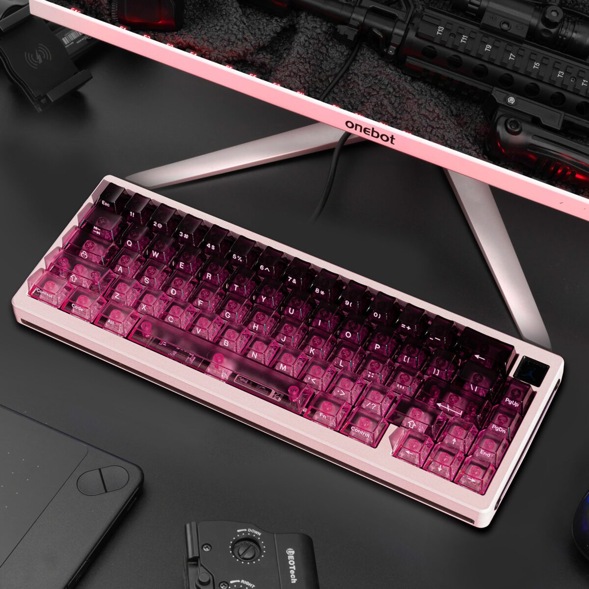 taobao-3-ai-skip-8 HEK Bean Paste Transparent Keycaps