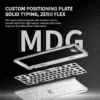 HEK CLT60 Feather Pattern CNC Aluminum Keyboard Case