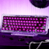 HEK Crystal Jelly 2.0 MDA Shine-Through Keycaps
