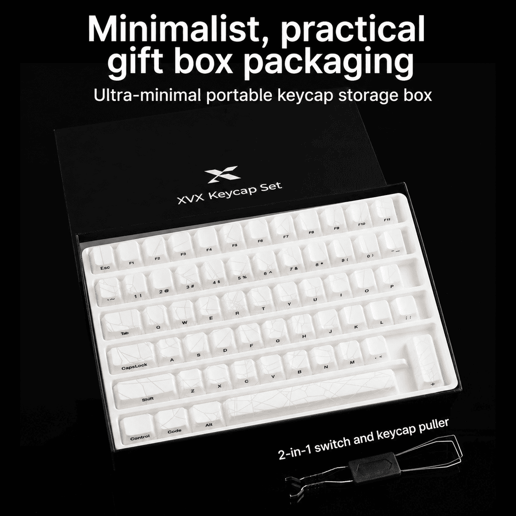 HEK Spider Web Shine-Through Keycaps