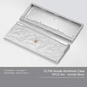 Anodized Silver Feather Case Kit