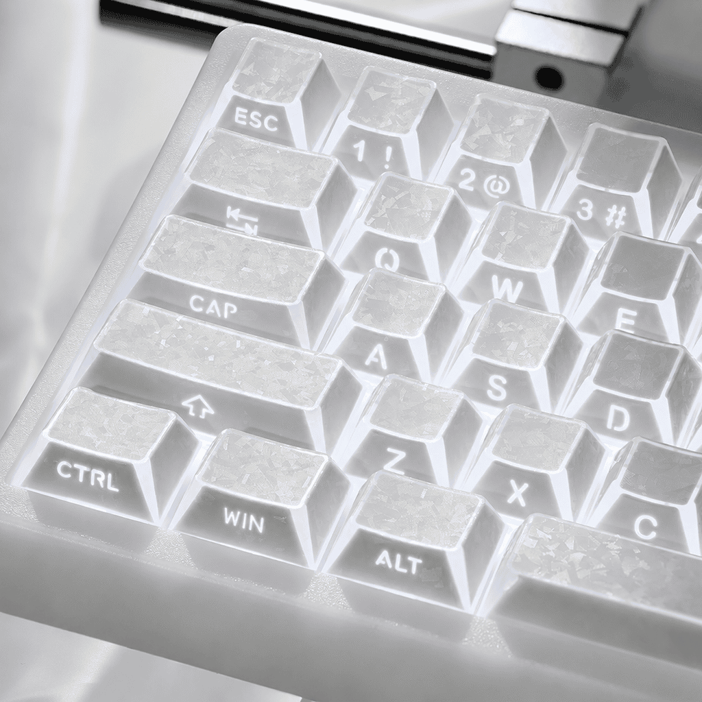 HEK Carbon Shadow Jelly Side-Lit Keycaps