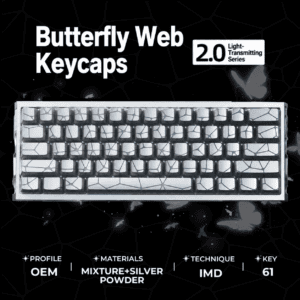 Butterfly Silver - 61 Keys