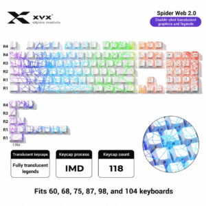 Spider Web 2.0 White 118 Keys
