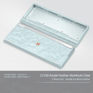 Anodized Ice Blue Feather Case Kit