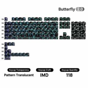 Butterfly Black - 118 Keys