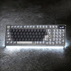 Mixed classic custom keycaps 104 keys + Star Key Silver accent keyboard not included