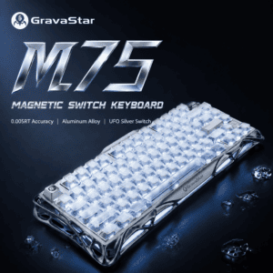 Gravastar VA75 Silver Soul Hall Effect Keyboard