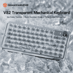 EWEADN V82 Transparent Mechanical Keyboard
