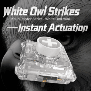 Kailh White Owl Mini Low Profile Clicky Switches