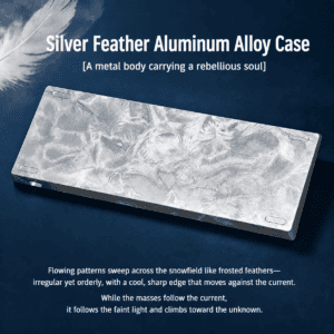 tmall-1-ai-translate-36 HEK GH60 Silver Feather CNC Aluminum Keyboard Case