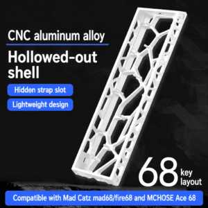 H68 White Electrophoretic Open - Frame Aluminum Case