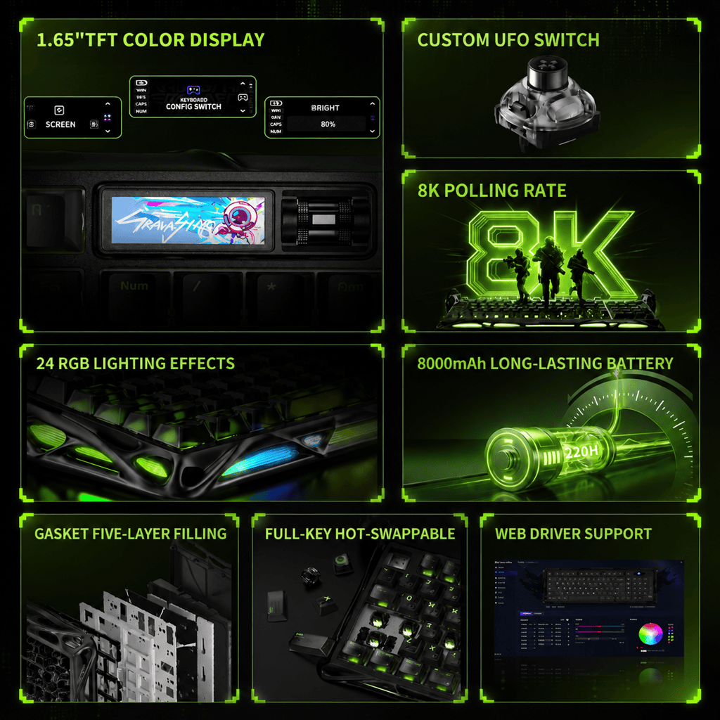 Gravastar K98 Pro Mechanical Keyboard