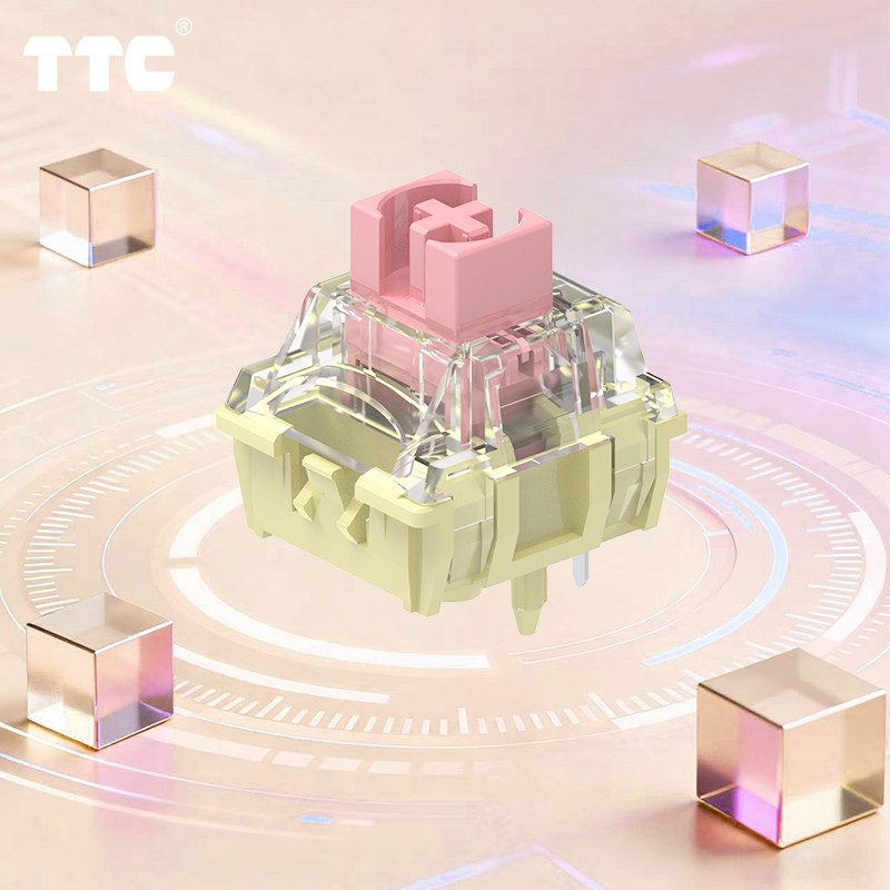 TTC Gold Pink V3 Mechanical Switches