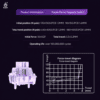 Kailh Purple Flame Hall Effect Magnetic Switches