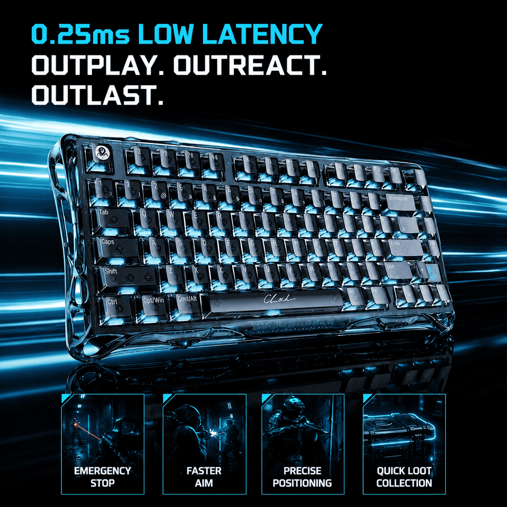 Gravastar VA75 Lite Night Shadow Hall Effect Keyboard