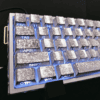 HEK Cracked Ice Metallic Paint Keycaps