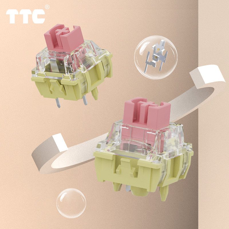 TTC Gold Pink V3 Mechanical Switches