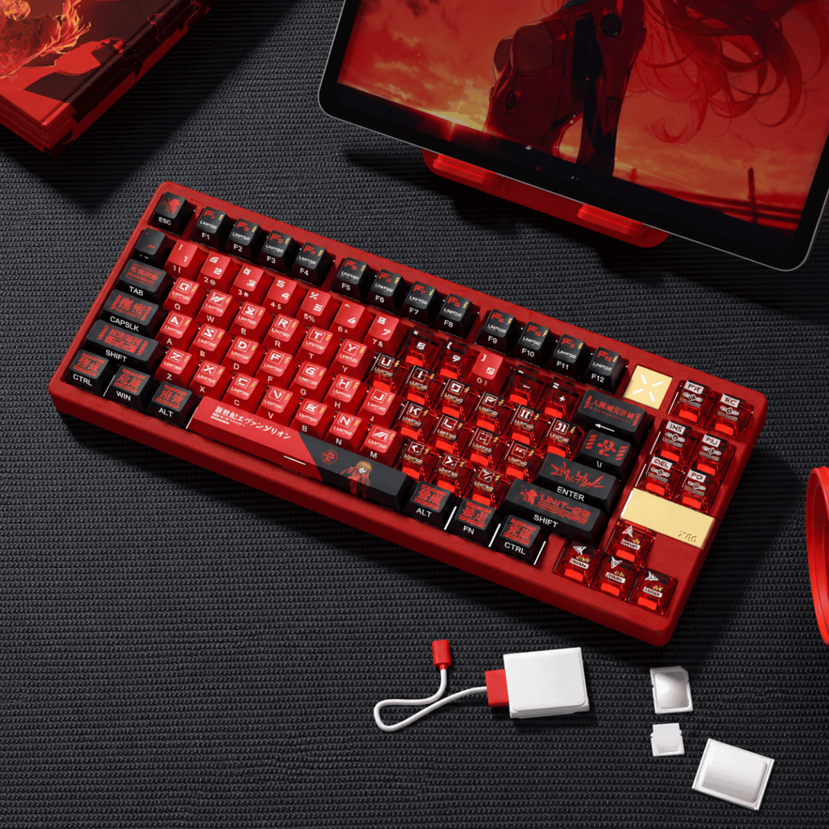 HEK Asuka Translucent Keycaps