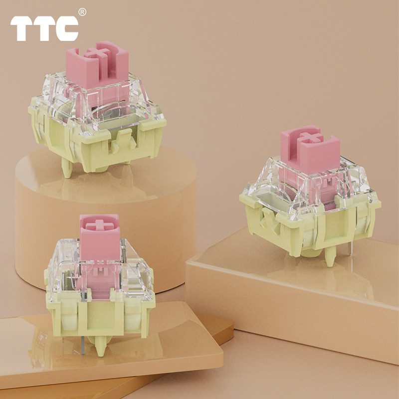 TTC Gold Pink V3 Mechanical Switches