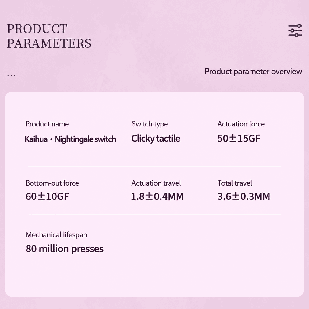 tmall-4-ai-translate-26 Kailh BOX Glowfly Clicky Mechanical Switches