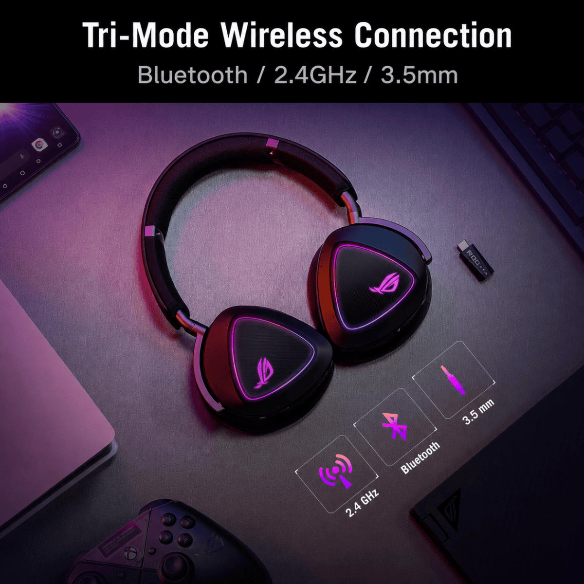 ROG Delta II Wireless Headset