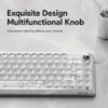 EWEADN V82 Transparent Mechanical Keyboard