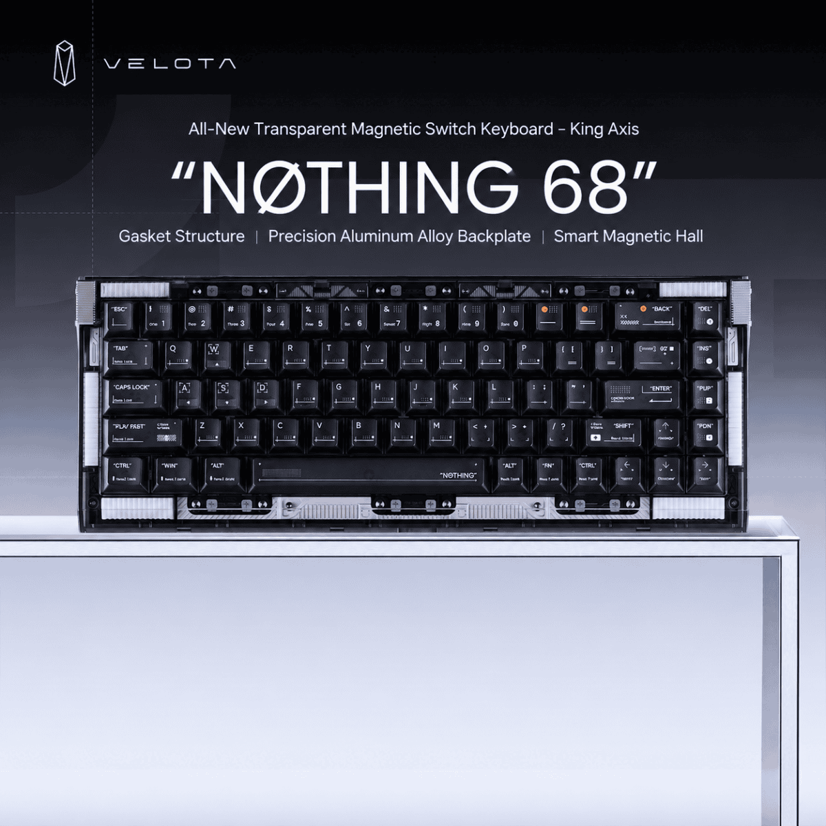 VELOTA NOTHING 68 Hall Effect Keyboard