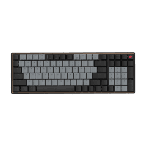 KW550 Wireless Black Silent Red Switch 99 - Key White Backlight