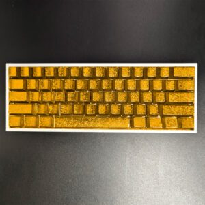 Cracked Ice Gold 61 - Key Set for 60% Layouts