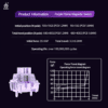 Kailh Purple Flame Hall Effect Magnetic Switches