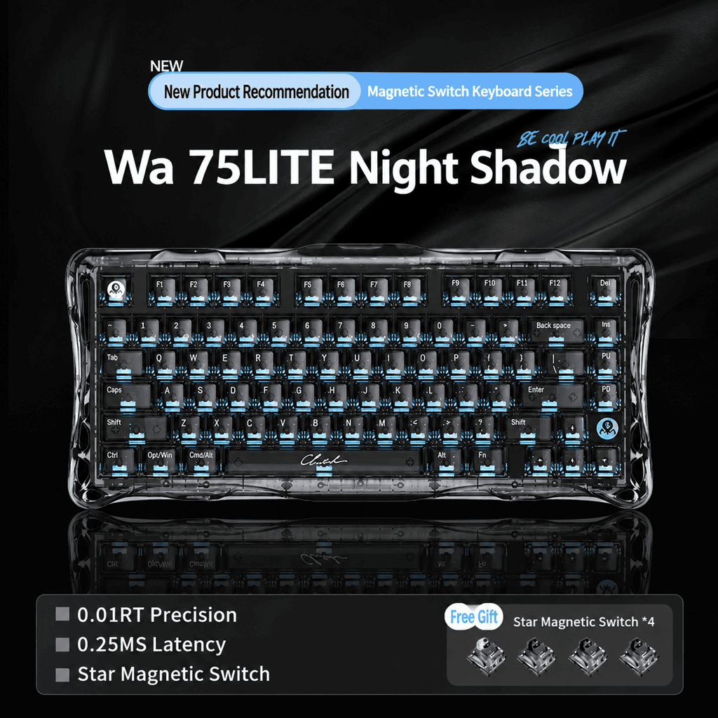 Gravastar VA75 Lite Night Shadow Hall Effect Keyboard